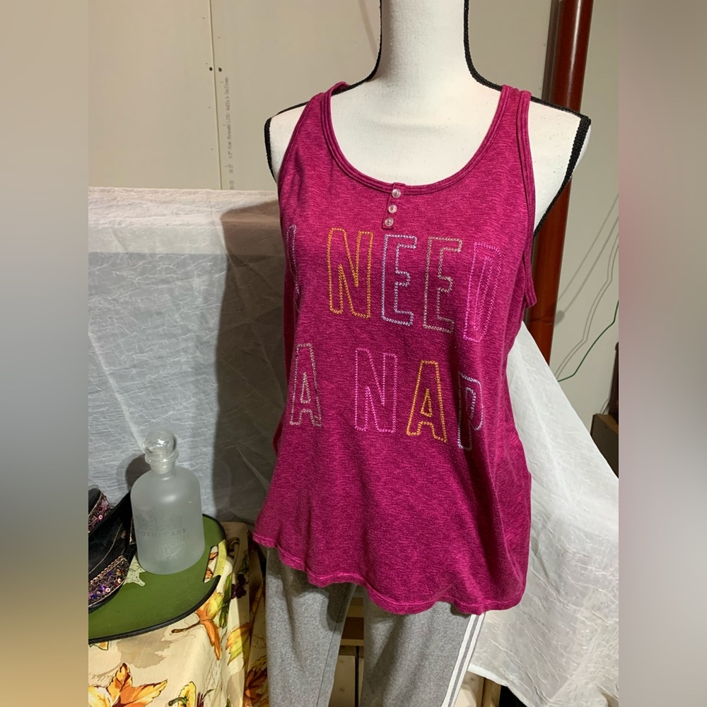 ❌SOLD🪎Secret Treasures Pink Knit Sleep Shirt